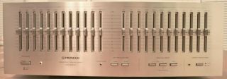 Vintage Silver Pioneer SG 9800 12 Band Graphic Equalizer