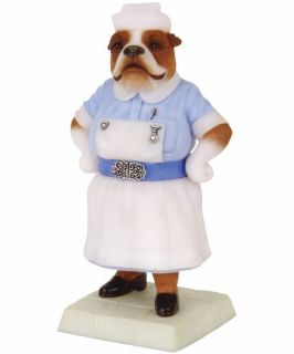 Robert Harrop Doggie People Bulldog Nurse TLC New in Box