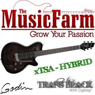 Godin xtSA Synth / Piezo Hybrid Electric Guitar with Gigbag   Serial