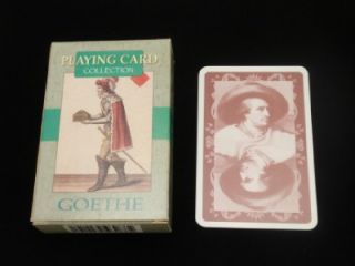 Reproduction of the German Goethe deck of transformation playing cards