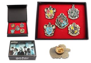 Harry Potter Ravenctaw Brooch Pin Set 5pcs Wooden Box T GH0511