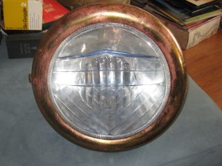 Antique Gray & Davis Cadillac Brass Headlight lamp Car Automobile 1912