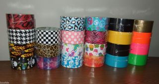 Duck Tape Brand Duct Tape Various Colors Designs New SEALED 1 Roll