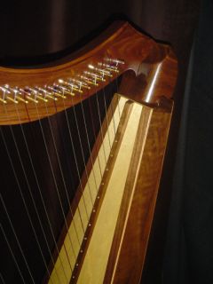 22 String Shepherd Lap Harp Celtic Irish Lever Walnut