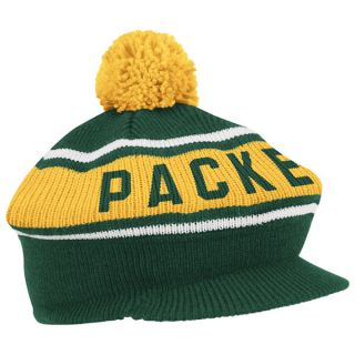 Green Bay Packers Mitchell Ness Throwback Winter Caddy Knit Hat