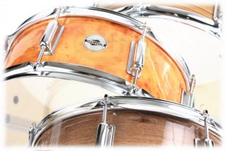 Griffin Snare Drum 14x5 5 Wood Shell Burl Percussion Poplar