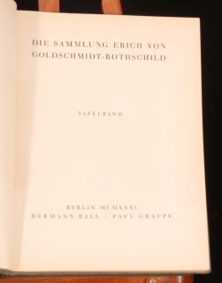 1930 1 4 Vols Auction Catalogues German Art Furniture