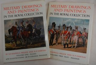 BRITISH UNIFORM ART BOOK SET   ROYAL COLLECTION MILITARY DRAWINGS