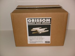 Grissom StarTrek Oberth Class Starship Resin Kit Decals Warp Models