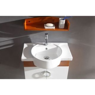 Legion Furniture 25.5 Bathroom Vanity Cabinet Set in Natural Maple