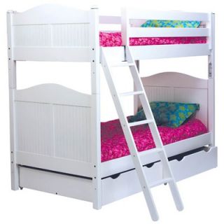 Bolton Furniture Cottage Twin over Twin Bunk Bed with Storage   9810