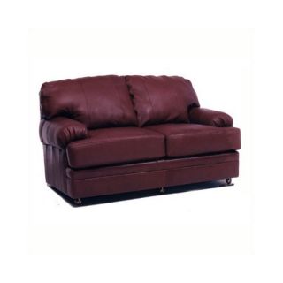 Distinction Leather Lincoln Leather Loveseat