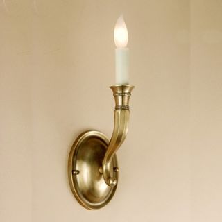 Crystorama Dawson Two Light Wall Sconce in Antique Brass