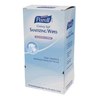  9027 12   purell cottony soft sanitizing wipes disp 120 ct   9027 12