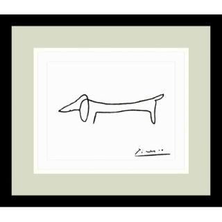  Dog) by Pablo Picasso, Framed Print Art   13.04 x 15.04   DSW01213