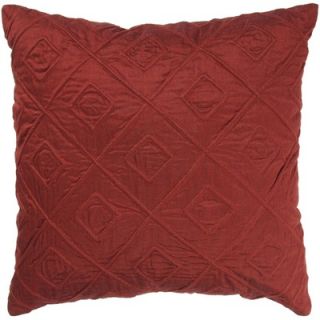 Rizzy Home T 2761A 18 Decorative Pillow in Burgundy