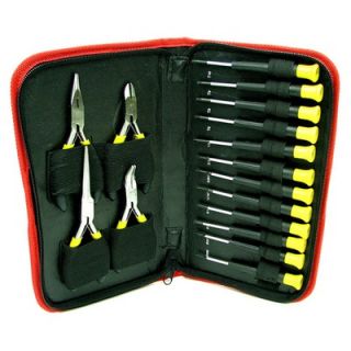 16 Piece Precision Jewelers Tool Set with Case   75 5216