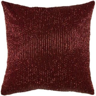 Rizzy Home T 0871A 18 Decorative Pillow in Burgundy