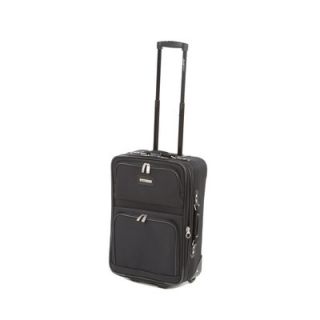 Travelers Choice Voyager 21 Expandable Wheeled Upright in Black