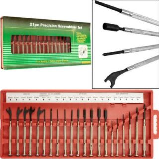 21 Piece Precision Screwdriver Set with Carrying Case   75 PS2100