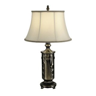 Dale Tiffany 28 One Light Table Lamp in Antique Pewter
