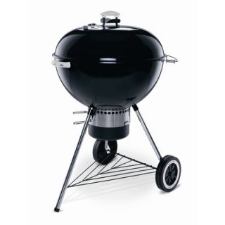Weber 26.5 One Touch Gold Kettle Grill in Black