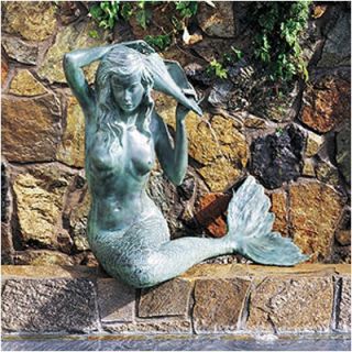 Brass Baron Sea Life Mermaid Fountain   E951FBS/E951FVS