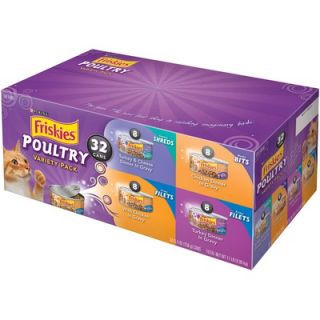  Poultry Wet Cat Food Variety Pack (5.5 oz can, case of 32)