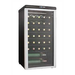 Danby 35 Bottle Wine Cooler in Black with Platinum Door Frame