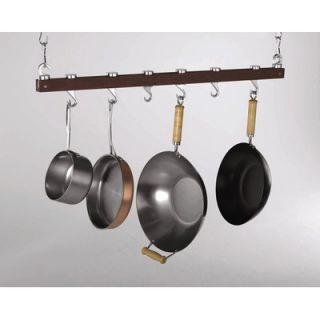 Concept Housewares 36 Hanging Pot Rack   Espresso   NP 49200