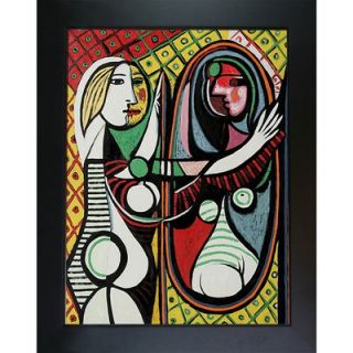  Girl Before a Mirror Canvas Art by Pablo Picasso Art Deco   54 X 44