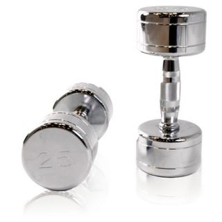 Cap Barbell Chromed Dumbbell with Contoured Handle