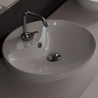 Scarabeo by Nameeks Shape 45 Above Counter Single Hole Bathroom Sink
