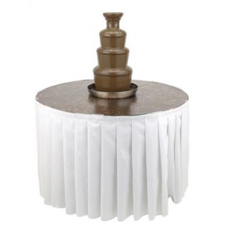 Buffet Enhancements Chocolate Fountain 48 Table with Laminate Finish
