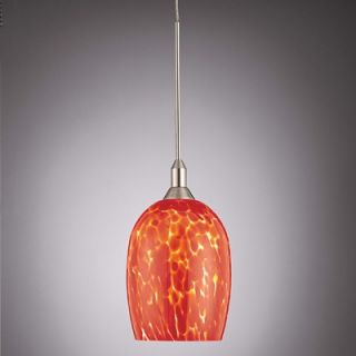 Kovacs Droplets Pendant with Red Cased Glass Shade   P402 43 084