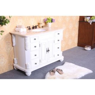 Legion Furniture 48 Single Bathroom Vanity Set in White
