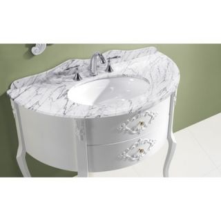 Virtu Abigail 48 Single Sink Bathroom Vanity in White   GS 6048 WH