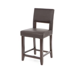 Linon 24 Vega Counter Stool in Espresso   14053VESP 01 KD U