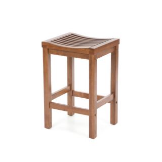 Triple Upright Counter Height Stool in Kura Espresso and Canyon Gold