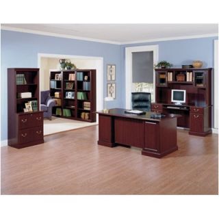 Bush Saratoga Executive Collection 66 W Managers Desk   EX45666