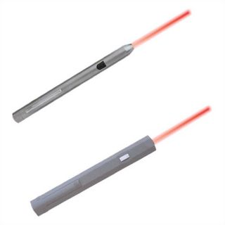 Laser Pointer with Stylish Pocket Clip and Flat Anti Rolling Design