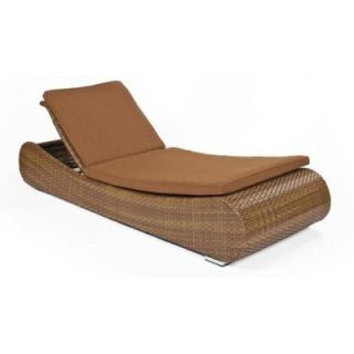 Smith Barnett Long Island Single Adjustable Chaise Lounge with Cushion