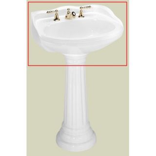 St Thomas Creations Arlington Petite Pedestal Sink Basin   5127.042