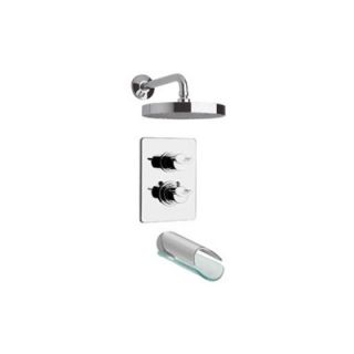  Morgana Thermostatic Two Handle Tub and Shower Faucet Set   73