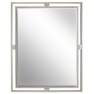 Minka Lavery Paradox Mirror in Brushed Nickel   1430 84