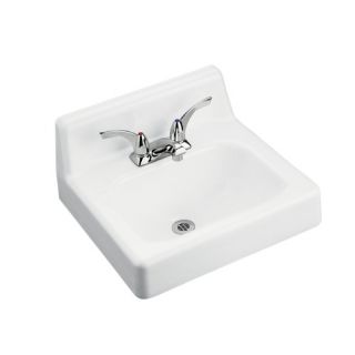  Teorema R 80 Wall Mounted Bathroom Sink in White   Art. 8031/R 80