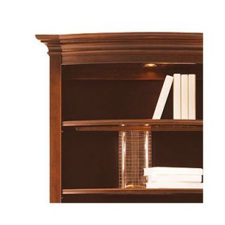 Stanley Hudson Street 82 H Curved Front Bookcase in Warm Cocoa