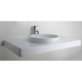 LaToscana Planet 85 Above Counter or Wall Mount Bathroom Sink with