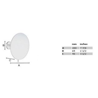 Smedbo Outline 7.87 x 7.87 Mirror in Polished