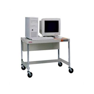 VTI 27 High Mobile Computer Workstation without Monitor